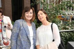 Graine Murphy, Analogue Devices, and Beverly Hartigan, teacher at St Anne's Killaloe, at the Midwest Empowerment and Equality Conference 2019 in University Concert Hall, Limerick on May 1st. Picture: Zoe Conway/ilovelimerick